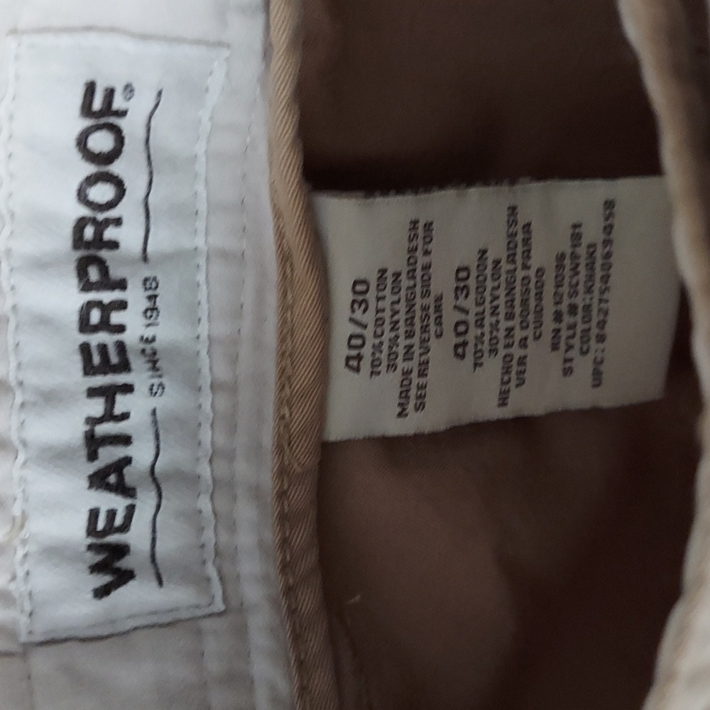 Weatherproof khakis - Picture 4 of 6